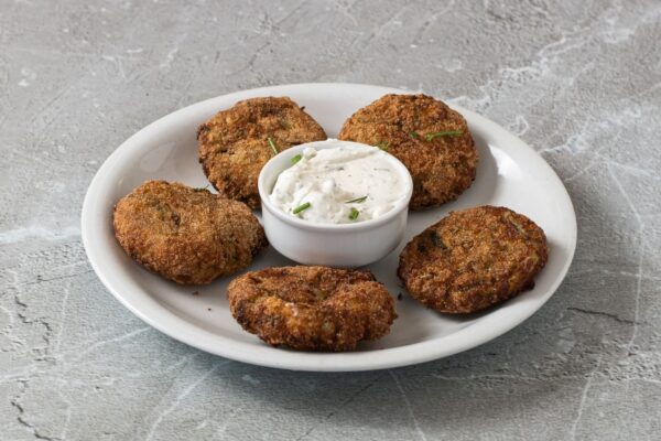 Κολοκυθοκεφτέδες με Δροσερό Γιαούρτι