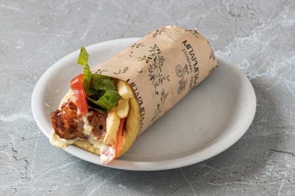 Τυλιχτό με Καλαμάκι Κοτόπουλο