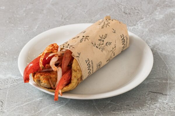 Τυλιχτό με Κεμπάπ Κοτόπουλο